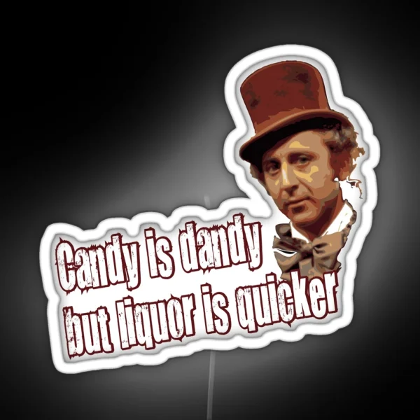 Liquor Is Quicker RGB Neon Sign