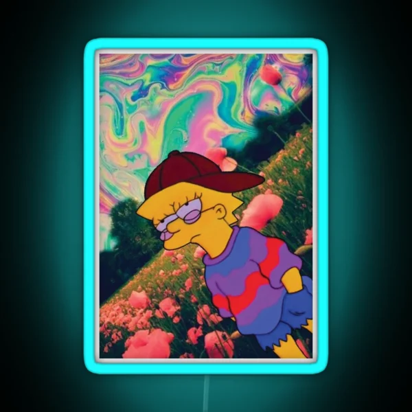 Lisa Vibes RGB Neon Sign