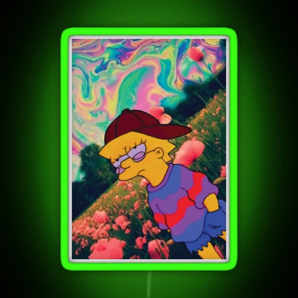 Lisa Vibes RGB Neon Sign