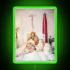 Vintage Lisbon Sisters RGB Neon Sign for Boho Chic Rooms Decor