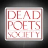Vintage-inspired neon LED sign quoting Dead Poets Society's iconic phrase.
