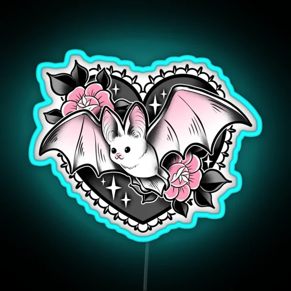 Little Bat RGB Neon Sign