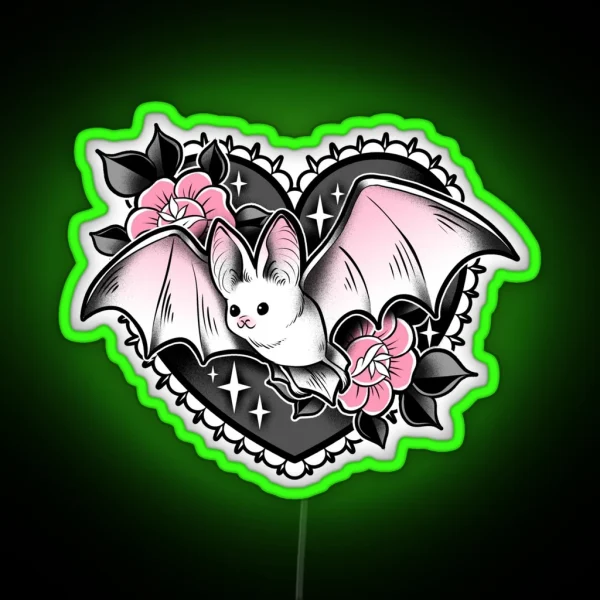 Little Bat RGB Neon Sign