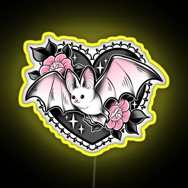 Little Bat RGB Neon Sign