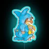 Vibrant Little Critter Character Shines with Multi-Color RGB Lighted Sign