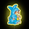 Vibrant, Customizable Little Critter Mad RGB LED Neon Sign Artwork