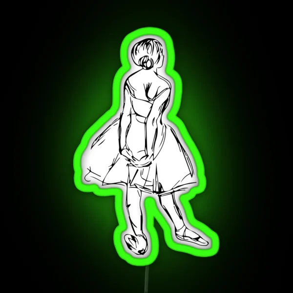 Little Dancer RGB Neon Sign