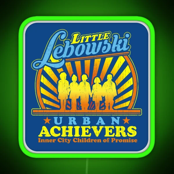 Little Lebowski Urban Achievers RGB Neon Sign
