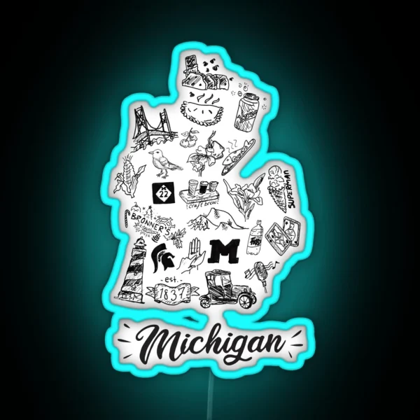 Little Michigan Things RGB Neon Sign