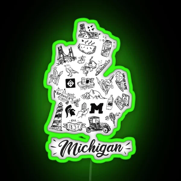 Little Michigan Things RGB Neon Sign
