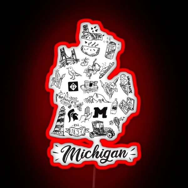 Little Michigan Things RGB Neon Sign