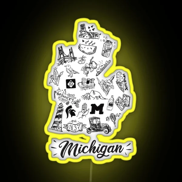 Little Michigan Things RGB Neon Sign