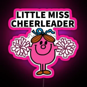 Little Miss Cheerleader RGB Neon Sign