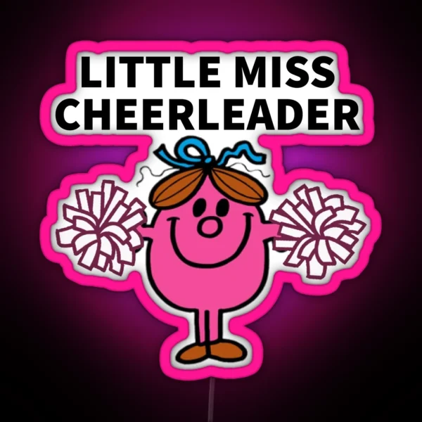 Little Miss Cheerleader RGB Neon Sign