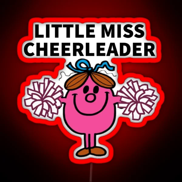 Little Miss Cheerleader RGB Neon Sign