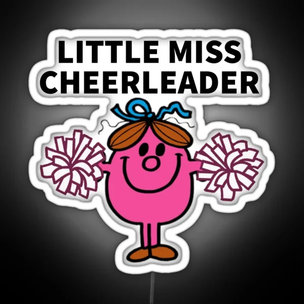 Little Miss Cheerleader RGB Neon Sign