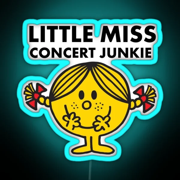 Little Miss Concert Junkie RGB Neon Sign