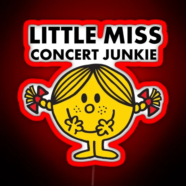 Little Miss Concert Junkie RGB Neon Sign