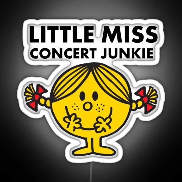 Little Miss Concert Junkie RGB Neon Sign