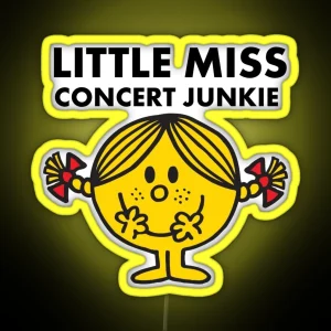 Little Miss Concert Junkie RGB Neon Sign