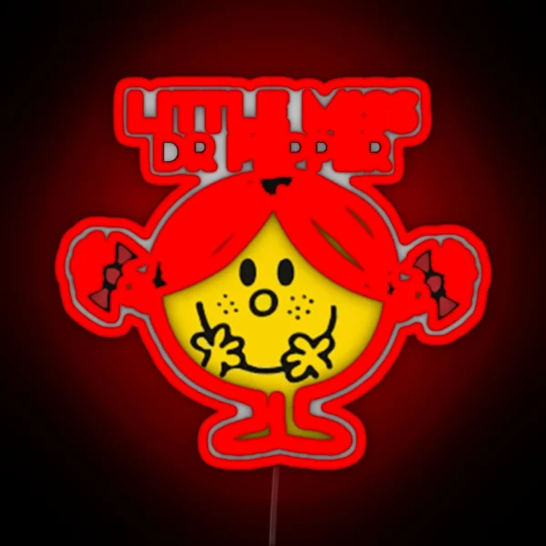 Little Miss Dr Pepper RGB Neon Sign