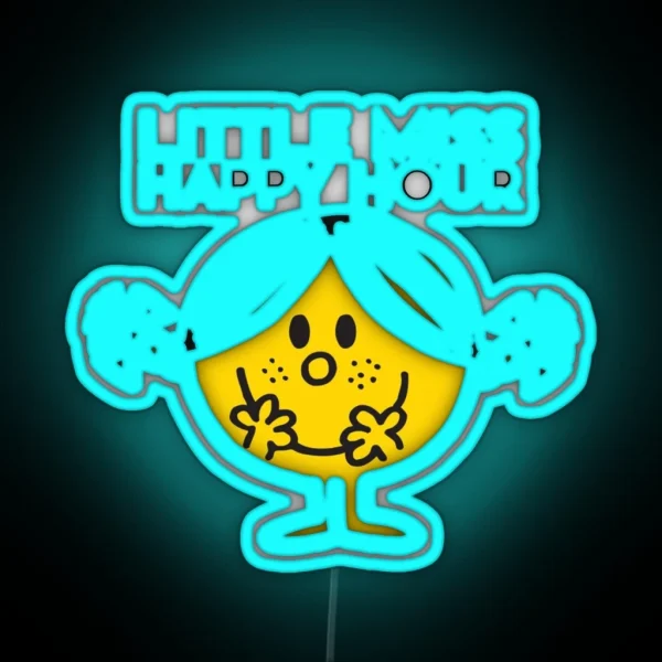 Little Miss Happy Hour RGB Neon Sign