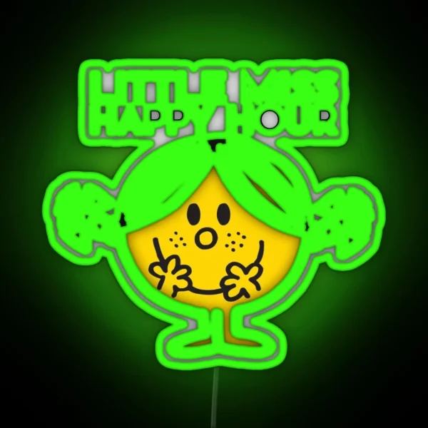 Little Miss Happy Hour RGB Neon Sign