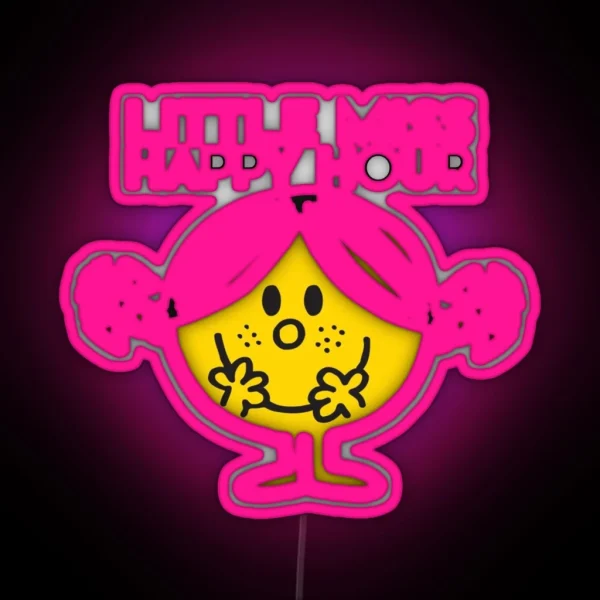 Little Miss Happy Hour RGB Neon Sign