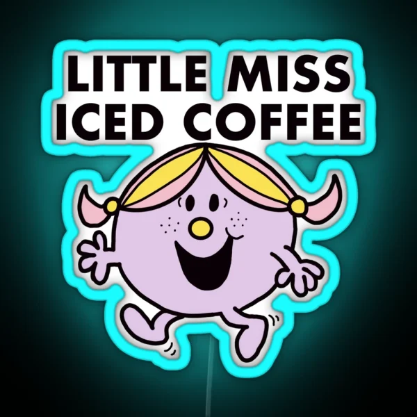 Little Miss Iced Coffee Led RGB Neon Sign