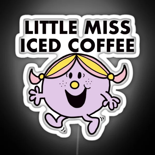 Little Miss Iced Coffee Led RGB Neon Sign