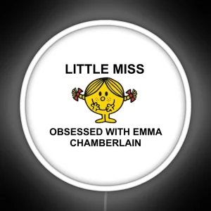 Little Miss Obsessed With Emma Chamberlain RGB Neon Sign