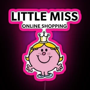 Little Miss Online Shopping RGB Neon Sign