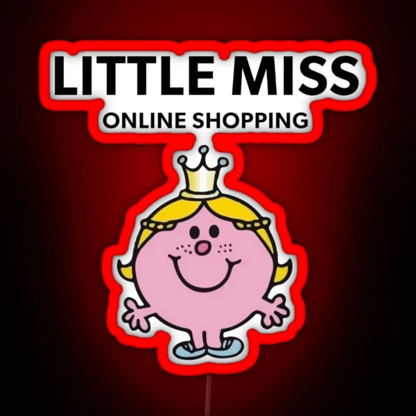 Little Miss Online Shopping RGB Neon Sign