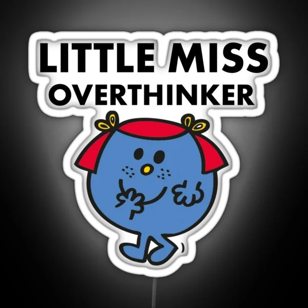 Little Miss Overthinker RGB Neon Sign