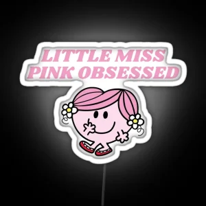 LITTLE MISS PINK OBSESSED RGB Neon Sign