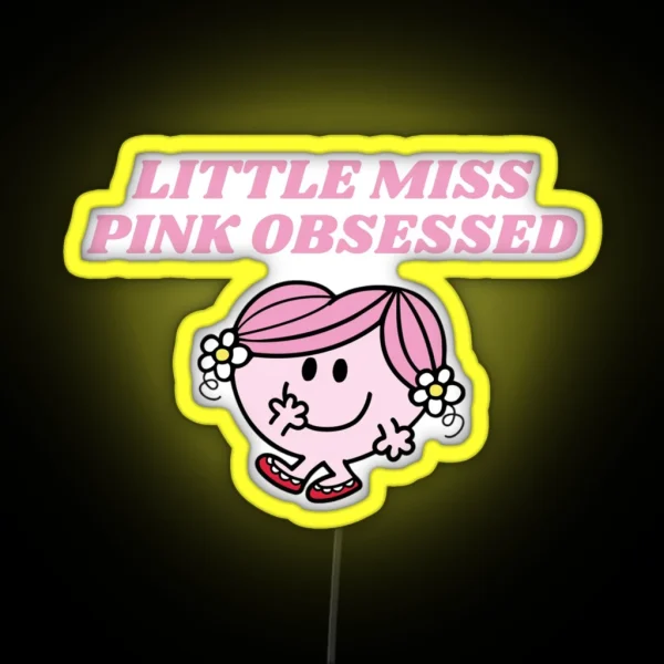 LITTLE MISS PINK OBSESSED RGB Neon Sign