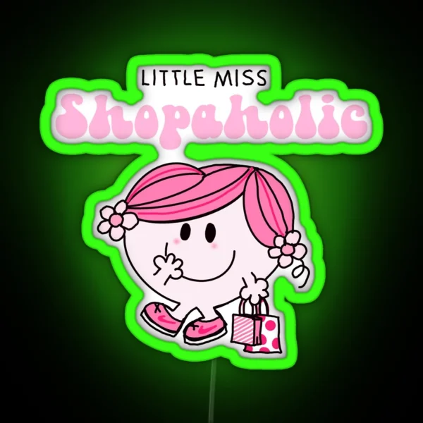 Little Miss Shopaholic RGB Neon Sign