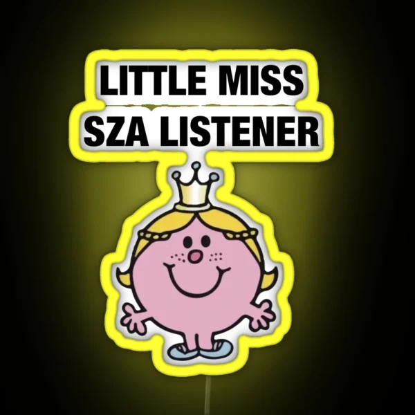 Little Miss Sza Listener RGB Neon Sign