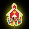 Little People's Educational Memories Enhanced with Colorful RGB Illuminated Sign