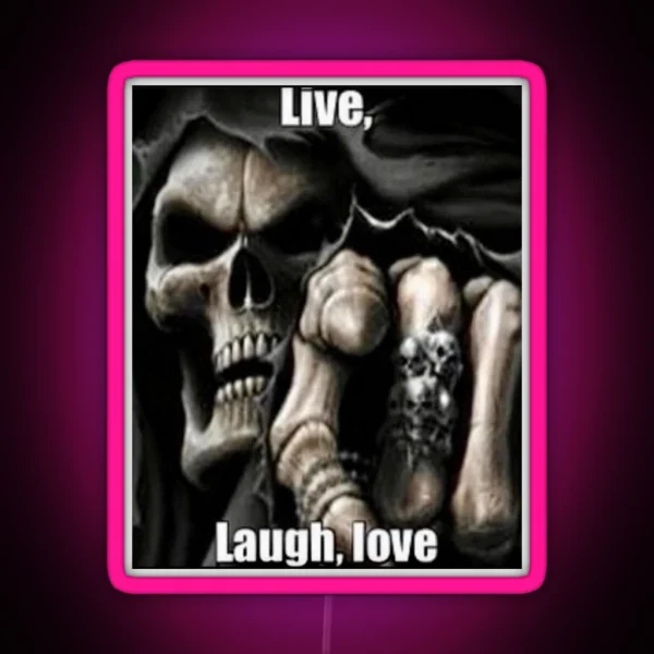 Live Laugh Love RGB Neon Sign