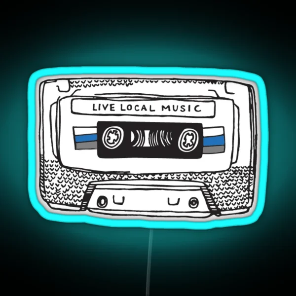 Live Local Music RGB Neon Sign