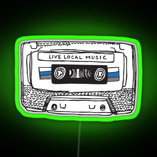 Live Local Music RGB Neon Sign