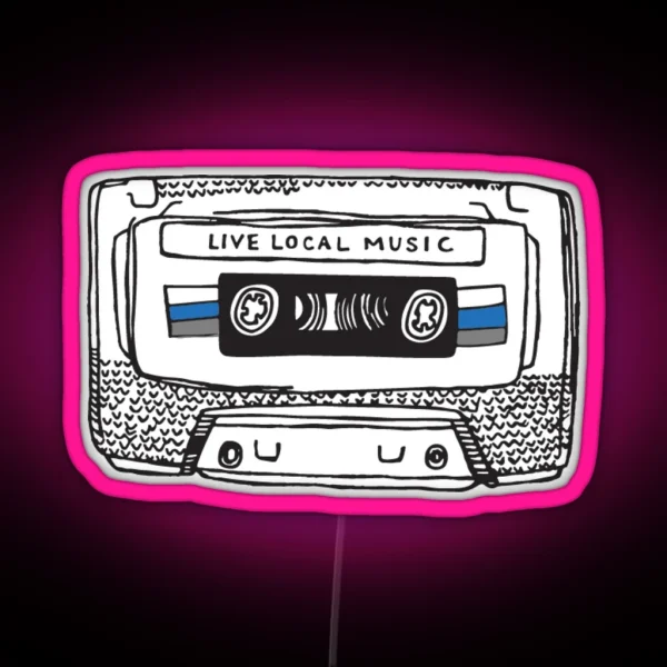 Live Local Music RGB Neon Sign
