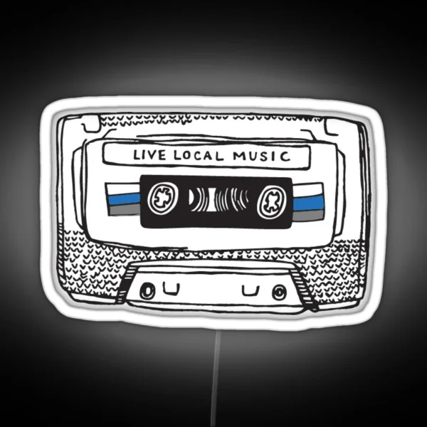 Live Local Music RGB Neon Sign