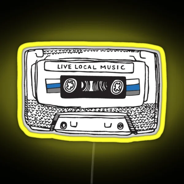 Live Local Music RGB Neon Sign