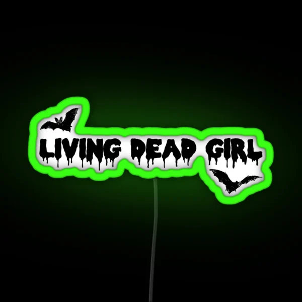 Living Dead Girl RGB Neon Sign