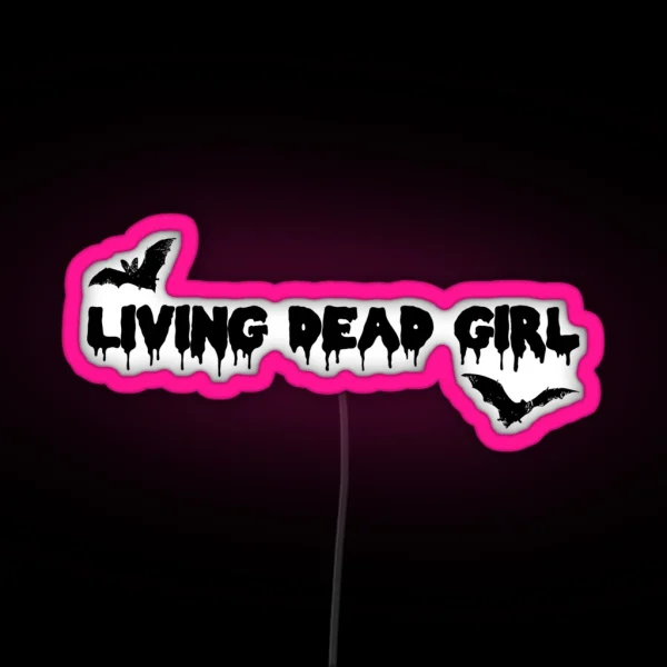 Living Dead Girl RGB Neon Sign