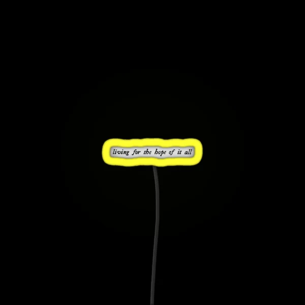 Living For The Hope Of It All RGB Neon Sign