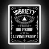 Recovery Inspiration Wall Decor with RGB Neon Sobriety Anniversary Message