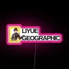 Liuyue Geographic Design Customizable Color Changing RGB Neon Sign Display Artwork